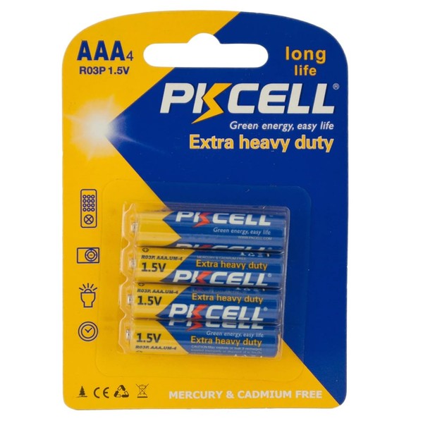 Elegant Ox 4 Pack AAA Battery Set, Perfect for Remote