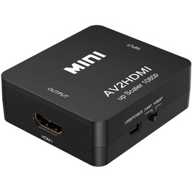 ZOYUBS RCA to HDMI Converter, AV to HDMI Converter, AV to HDMI Converter, Composite to HDMI Adapter, AV to HDMI Converter, RCA to HDMI Adapter, Composite Terminal to HDMI Output, AV to HDMI Converter,