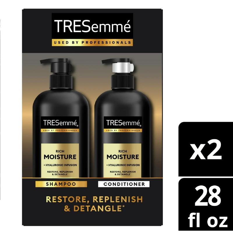 TRESemmé Tresemme Rich Moisture Shampoo, part of Heat Protectant System,