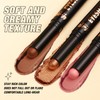 LANGMANNI 8Colors Dual-Ended Cream Eyeshadow Stick Set – Silky Smooth,