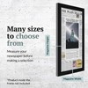 Creative Picture Frames 11" x 22" Black Newspaper Display Frame