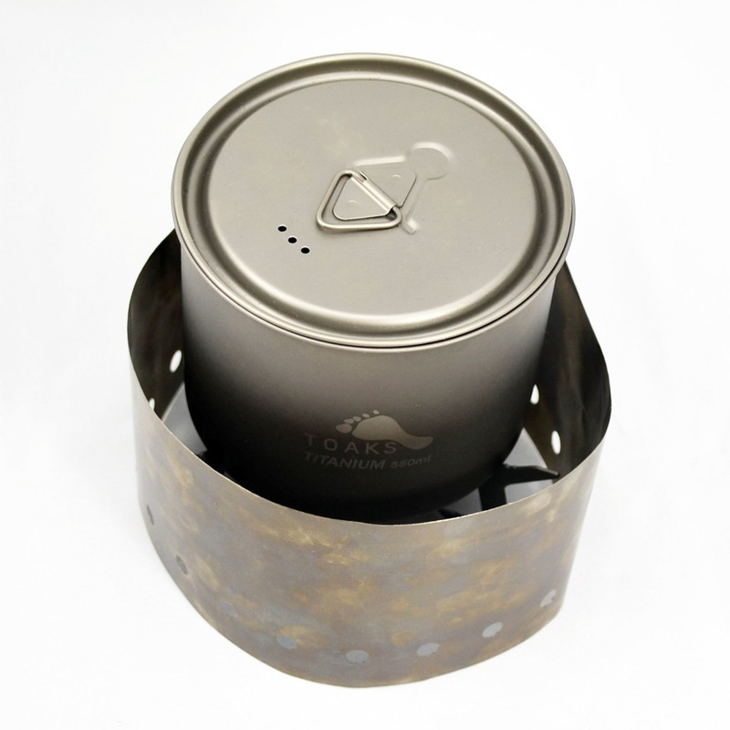 TOAKS Titanium 550ml Pot Cook System, TOAKS Ultralight Titanium 550ml
