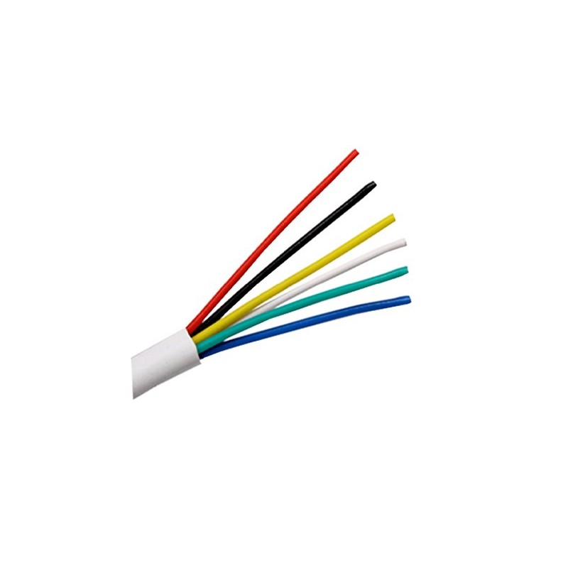 Ali's DIY 6 Core White PVC Insulated Alarm Cable -