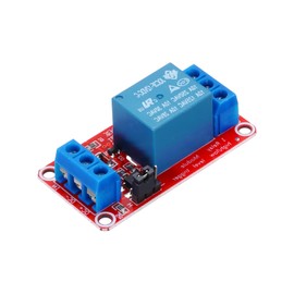 MECCANIXITY 1 Pcs DC 12V 1 Channel Relay Module Switch Board Shield 10A High or Low Level Trigger for Electronics Industrial Home Automation