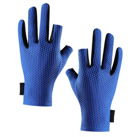 Mipcase 1 Pair Outdoor Sports Gloves Breathable Finger Design for Cycling Fishing Fitness Non Slip Hand Cover Lightweight Comfortable