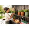 elho Greenville Round 18 - Flower Pot for Indoor and
