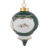 Happy 50th Wedding Anniversary Jewel Victorian 11cm Ball Hanging Ornament