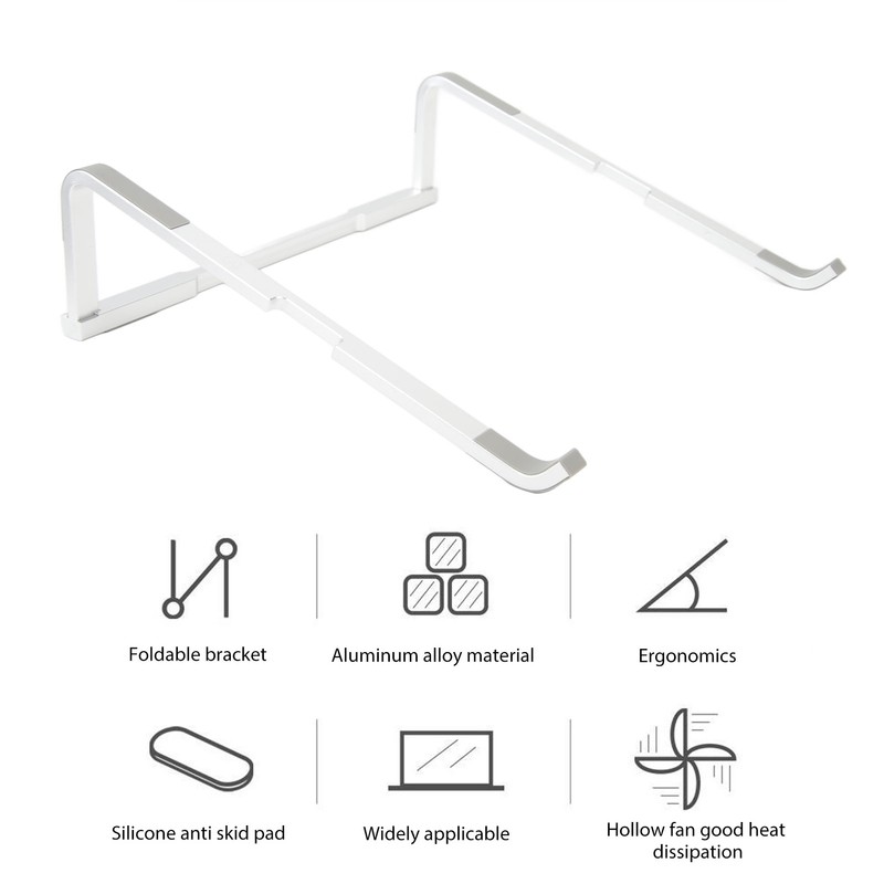 Tablet Stand Aluminum Alloy Foldable Portable Metal Multifunctional Laptop Bracket
