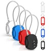 Mini Code Lock, 4 Pcs Wire Rope Lock, Wire Rope