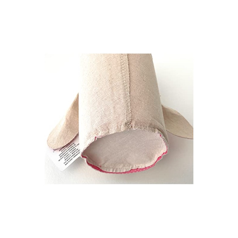 Greenbrier Fabric Bunny Easter Basket (Pink)