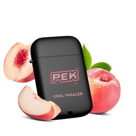 Fowerher Peach Nasal Inhaler, 2-Hole Flip Top, Aromatherapy Stick for Driving and Focus