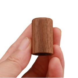 ASTRQLE 2 Pack 15ml 0.5oz Refillable Glass Spray Perfume Bottles Dispenser with Fine Mist Sprayer & Wooden Lid-Travel & Home Fragrance Containers for Cologne Essential Oils Cosmetic Liquids