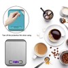 Digital kitchen scale 5kg/1g high-precision food scale with backlit LCD