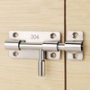 Stainless Steel Slide Bolt Door Latch Latch 2ea