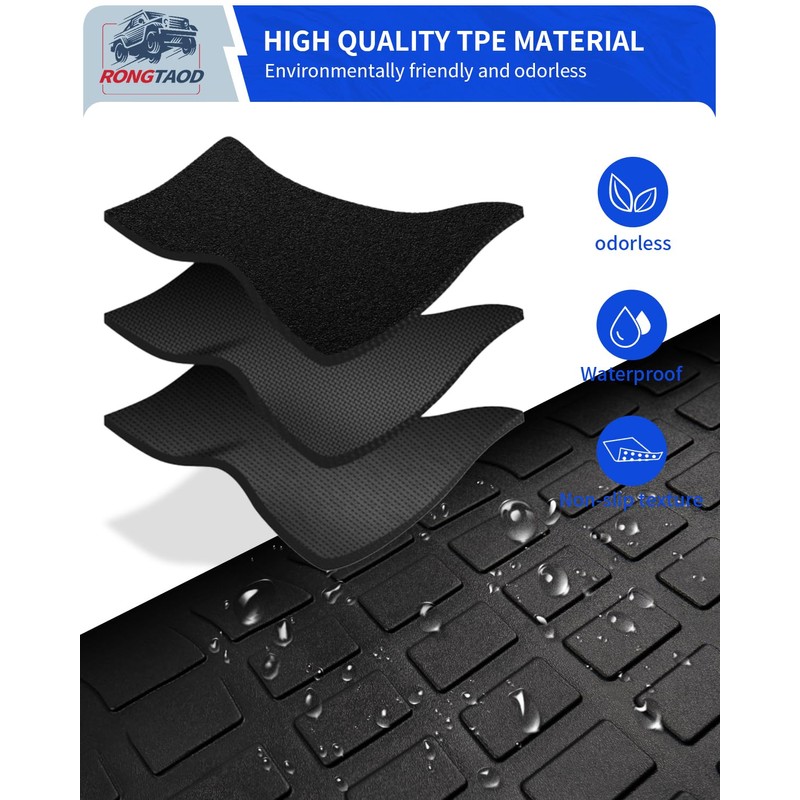 Rongtaod Cargo Mat Compatible with 2020-2025 Hyundai Palisade 7 Seats
