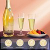 ACONDE Pack of 20 Plastic Champagne Flutes, 150 ml Plastic
