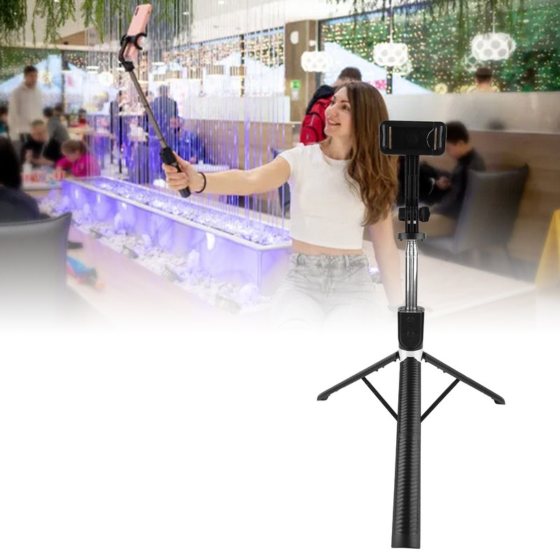 1.7m Mobile Phone Tripod Bluetooth Remote Control Extended Universal Hand