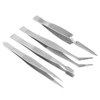 FEITA Professional Craft Tweezers Stainless Steel Precision Tweezer Set for