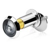 Debbery 1 Pcs Silver Door Viewer with Privacy Cover, Wide