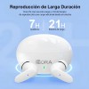 Audífonos In-ear Inalámbricos 1hora Aut205 Blanco Auriculares Inalambricos Bluetooth 5.3