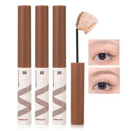 Gecomo Eyebrow Mascara Eyebrow Dye Cream/Natural and Long Lasting/Easy to Color/Anti-Sweat and Fade Resistant (03# Khaki Brown)
