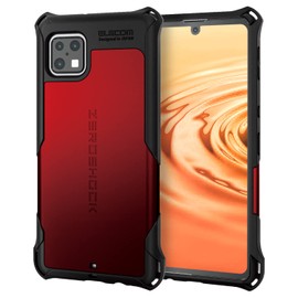 Elecom Aquos Sense6 Hybrid Case Zero Shock Red PM-S213ZERORD