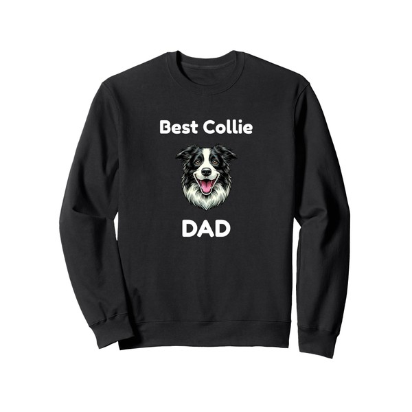 Best Border Collie Dad Ever Funny Dog Gift for Men