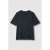 JAJU [JAJU] Men's Rayon Stretch Short Sleeve Lounge T-Shirt_Melange Navy
