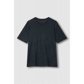 JAJU [JAJU] Men's Rayon Stretch Short Sleeve Lounge T-Shirt_Melange Navy