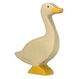Holztiger Standing Goose Wooden Figure