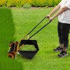 16" 2-IN-1 Hand Push Lawn Mower Self Propelled Lawn Mower