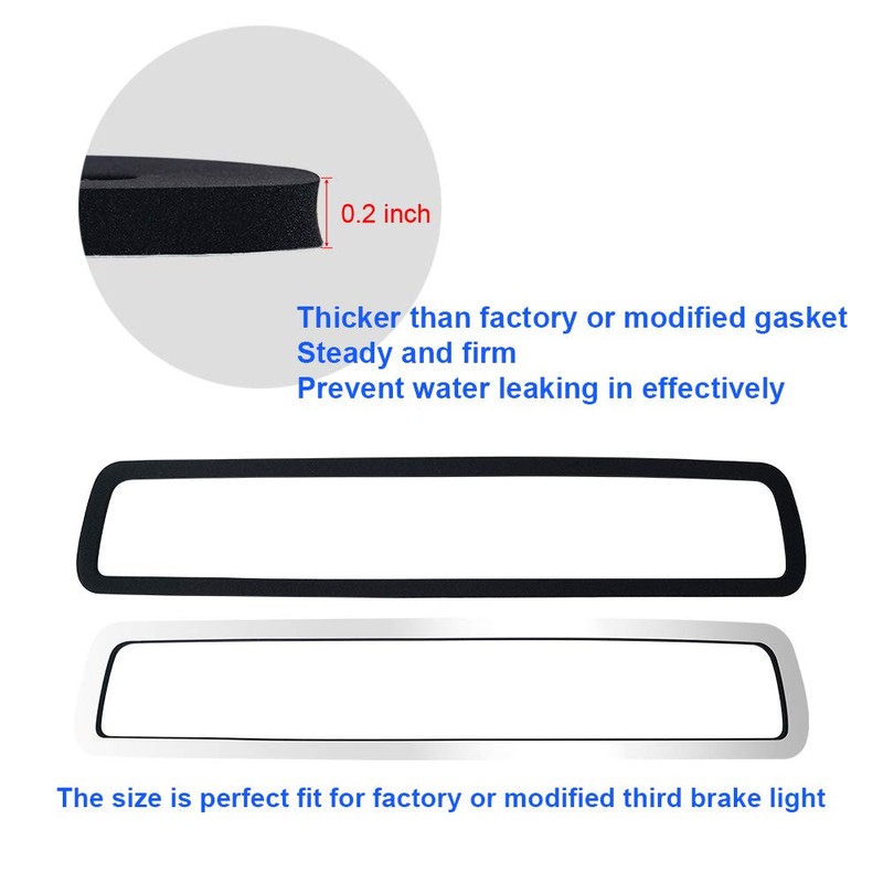 MOFORKIT 3rd Third Brake Light Seal Gasket Compatible with Dodge
