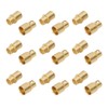 30 Sets Connector Plug 8.0 Gold Plated Brass High Accuracy