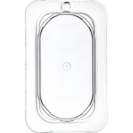 CFS 10336U07 StorPlus Ninth Size Polycarbonate Universal Flat Surface Food Pan Lid, Clear