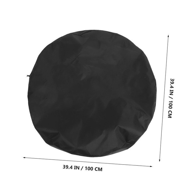 Levemolo Outdoor Round Fire Pit Cover Heavy Duty BBQ Grill