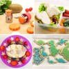 CHEFZOCO Sandwich Cutter Heart Shape Non-Stick Plastic and Stainless Steel