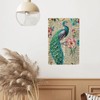 Peacock Feather Retro Metal Wall Hanging Sign Modern Lovely Peacock