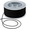 0.8mm 71 Yards Black Nylon Cord Satin String for Bracelet