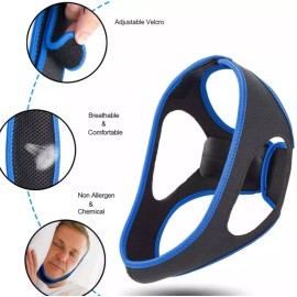 Unbranded 2 Pack Anti Snoring Chin Strap Sleep Apnea Snore Stop Belt Snoreless Sleep