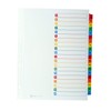 Avery 05196501 Mylar A4+ Extra Wide Pre-Printed Dividers, Multicoloured Tabs