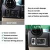 PIUGILH Console Dashboard Switch Button Trim Cover Kit Compatible with