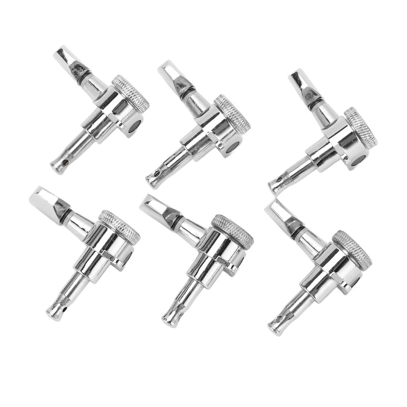 6 Set Tuning Pegs Electric Guitar Machine Heads Tuners Parts