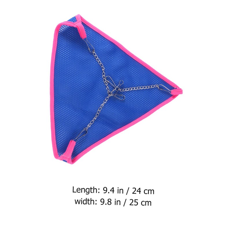COLLBATH Triangle Mesh Lizard Hammock Pet Hanging Bed Bearded Dragon