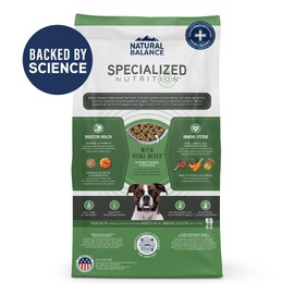 Natural Balance Specialized Nutrition Dry Dog Food with Lamb and Oatmeal for Dogs, Digestive & Immune Health Food, Natural Ingredients with Added Vitamins & Minerals - 22 lbs