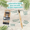 Set of 4 Charcoal Major Toothbrushes Feel Natural