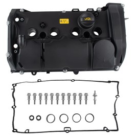 11127646552 Engine Valve Cover Kit with Gasket and Bolts Fit for Mini Cooper S Hatchback Clubman Convertible Coupe Roadster Countryman Paceman R56 R57 R58 R59 R60 R61 Replace 11127603390 V758239780