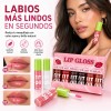 Set De Cuidado Labial Hidratante Glossy Liquid Lip Oil Gloss