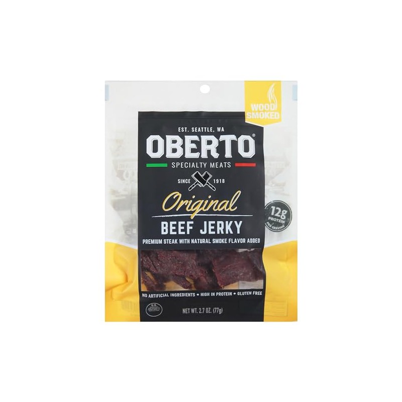 Oberto Peppered Natural Style Beef Jerky 2.7oz