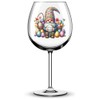 x12 Gnome Gonk Easter Glass Vinyl Decal Stickers Colour ol494