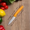 OPOLIA Paring Knife Set of 6,Stainless Stee,Straight Edge,PP Handle,Color